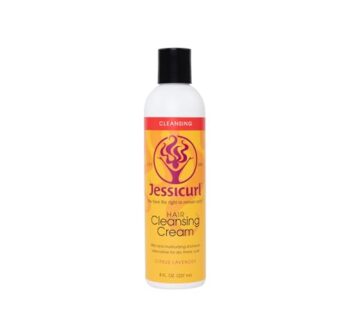 Jessicurl, Hair Cleansing Cream, Citrus Lavender, 8 Fl oz. Moisturizing Shampoo for Curly Hair, Sulfate Free Shampoo for Dry Hair