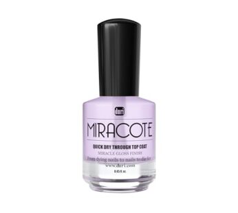 duri Miracote Quick Dry Through Top Coat for Miracle Gloss Finish, None Yellowing, Low Viscosity, Protects Polish from Chipping, Super Glossy, Long La
