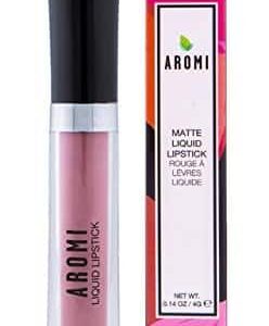 Aromi Pink Nude Matte Liquid Lipstick, Blush Beige Lip Color, Long-lasting Lipstick, Vegan, Cruelty-free, All Day Wear, Handmade (Toasted Almond) - Image 3