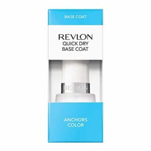 Revlon Base Coat Nail Polish, Quick Dry Nail Polish, Chip Resistant & Longwear Formula, High Shine Finish, Quick Dry Base Coat, Clear, 0.5 Fl Oz - Image 3