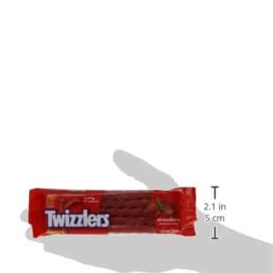 TWIZZLERS Twists, Strawberry Flavored Licorice Candy, 2.5 Ounce Packet (Pack of 36) - Image 3