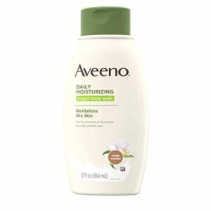 Aveeno Daily Moisturizing Body Yogurt Wash, Vanilla and Oat, 12 Fluid Ounce - Image 9