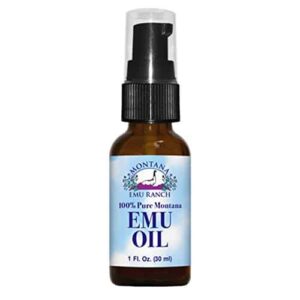 100% Pure Montana Emu Oil Montana Emu Ranch Co. 1 oz Liquid - Image 1