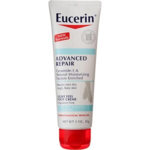 Eucerin Advanced Repair Light Feel Foot Creme, 3 oz (Pack of 5) - Image 1