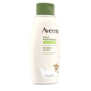 Aveeno Daily Moisturizing Body Yogurt Wash, Vanilla and Oat, 12 Fluid Ounce - Image 3