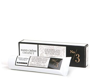 Archipelago Botanicals Coconut Hand Cr?me, Rich and Lightly Scented Hand Lotion for Dry Skin, Cuticles and Rough Spots, Premium Plant Extracts (3.2 oz