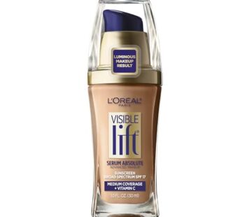L’Oreal Paris Visible Lift Serum Absolute Foundation, Honey Beige, 1 Ounce