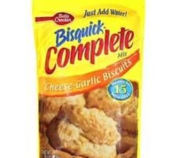 Betty Crocker Bisquick Complete Cheese-Garlic Biscuit Mix, Just Add Water! 7.5 Oz. = 6 to 8 Biscuits (2 Pack)