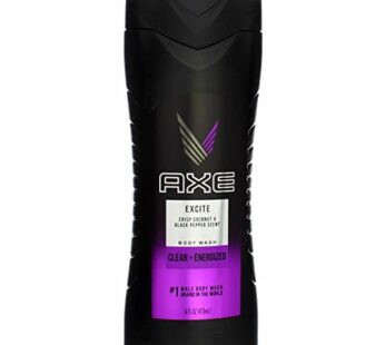 Axe Shower Gel, Excite 16 oz (Pack of 2)