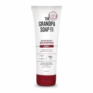 The Grandpa Soap Company Shampoo - Purifying With Rosemary and Lemongrass Oils, Leaves Scalp and Hair Feeling Clean and Fresh, All Hair Types, Vegan, - Image 1