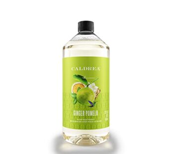 Caldrea Hand Soap Refill, Aloe Vera Gel, Olive Oil and Essential Oils to Cleanse and Condition, Ginger Pomelo Scent, 32 oz