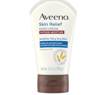 Aveeno Skin Relief Intense Moisture Hand Cream – 3.5 Oz (Pack of 2)
