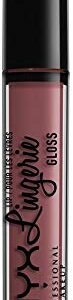 NYX PROFESSIONAL MAKEUP Lip Lingerie Gloss - Honeymoon, Mauve Pink - Image 8