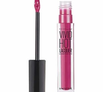 Maybelline New York Color Sensational Vivid Hot Lacquer Lip Gloss, Sassy, 0.17 fl. oz.