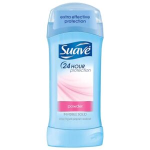 Suave Invisible Solid Baby Powder For Women, 2.6 oz - Image 1