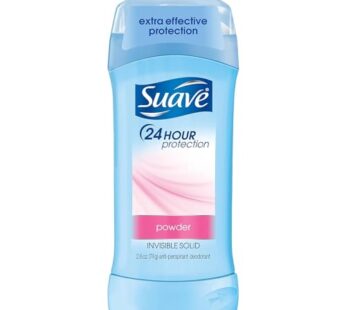 Suave Invisible Solid Baby Powder For Women, 2.6 oz