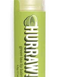 Hurraw! Green Tea Lip Balm: Organic, Certified Vegan, Cruelty and Gluten Free. Non-GMO, 100% Natural Ingredients. Bee, Shea, Soy and Palm Free. Made in USA - Image 1