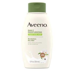 Aveeno Daily Moisturizing Body Yogurt Wash, Vanilla and Oat, 12 Fluid Ounce - Image 1