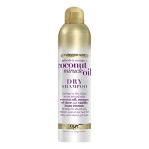 OGX Extra Strength Refresh Restore + Dry Shampoo, Coconut Miracle Oil, 5 Ounce - Image 1