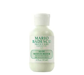 Mario Badescu Aloe Face Moisturizer for Women and Men with SPF 15, Ideal Facial Moisturizer for Combination, Oily or Sensitive Skin, Lightweight, Oil-