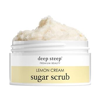 Deep Steep Sugar Scrub, 8oz (Lemon Cream)