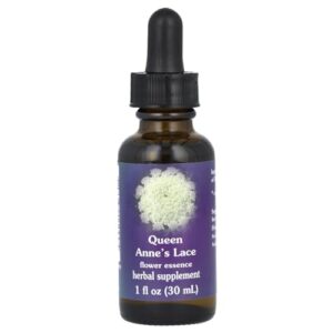 FLOWER ESSENCE SERVICES Dropper Herbal Supplements, Queen Annes Lace, 1 Ounce - Image 1