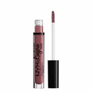 NYX PROFESSIONAL MAKEUP Lip Lingerie Gloss - Honeymoon, Mauve Pink - Image 1