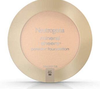 Neutrogena Mineral Sheers Powder Foundation, Soft Beige 50, 0.34 Ounce
