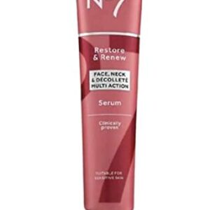 No7 Restore and Renew Face and Neck Multi Action Serum 1.69 fl oz - Image 1