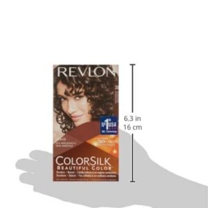 Revlon ColorSilk Permanent Color, Dark Brown 30, 2 pack - Image 8