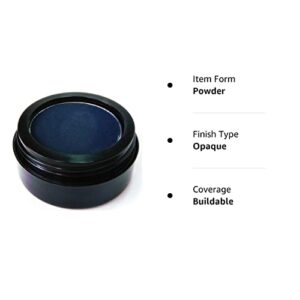 Pure Ziva Matte Cool Dark Navy Blue Cake Eyeliner & Pressed Eyeshadow, Water Activated Powder; Gluten & Cruelty Free - Image 8