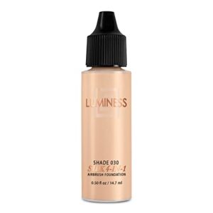 Luminess Air Silk 4-In-1 Airbrush Foundation- Foundation, Shade 030 (.5 Fl Oz) - Sheer to Medium Coverage - Anti-Aging Formula Hydrates and Moisturize - Image 1