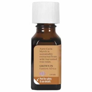 Aura Cacia 100% Pure Myrrh Essential Oil, 0.5 fl. oz, Balsamic, Warm Spicy Aroma, Centering & Meditative Restoring Myrrh Oil - Image 8