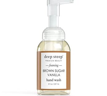 Deep Steep Foaming Hand Wash, Brown Sugar Vanilla, 8 Ounce