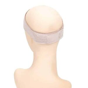 GEX Beauty Flexible Velvet Wig Grip Wig Band Scarf Head Hair Band Adjustable Fastern (Cream) - Image 7