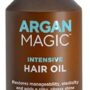 Argan Magic Intensive Hair Oil - Restores Manageability and Elasticity | Adds Shine and Gloss | Controls Frizz | Made in USA, Paraben Free, Cruelty Fr