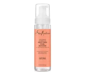 SheaMoisture SHEA MOISTURE Sheamoisture Coconut & Hibiscus Frizz-free Curl Mousse – 7.5 Fl Oz,7.5 Oz (290612 )