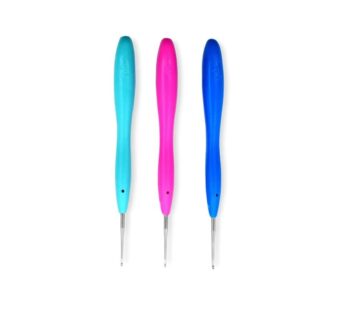 Colortrak Hair Highlighting Needles, Precision Metal Needles with Soft Contour Gel Handles, Reduces Hand Fatigue, Sizes: 1.0 Teal, 1.25 Fuchsia, 1.5 B