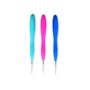 Colortrak Hair Highlighting Needles, Precision Metal Needles with Soft Contour Gel Handles, Reduces Hand Fatigue, Sizes: 1.0 Teal, 1.25 Fuchsia, 1.5 B