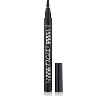 L’Oreal Paris Voluminous Superstar Liquid Eyeliner Pen, Black [202] 0.056 oz (Pack of 2)