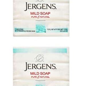 Jergens Mild Soap 3 Bars 3 oz ea (Pack of 2) - Image 1