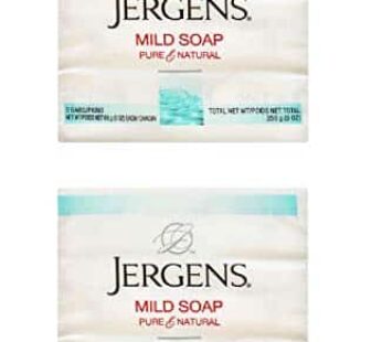 Jergens Mild Soap 3 Bars 3 oz ea (Pack of 2)