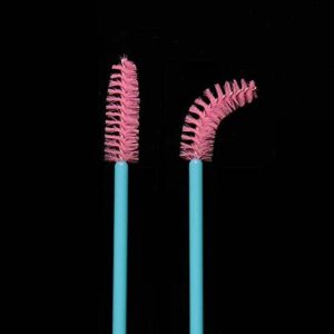 300 Pack Disposable Mascara Wands Eye Lash Brushes Eyelash Extension Tool Makeup Brush Kit, Blue/Pink - Image 2