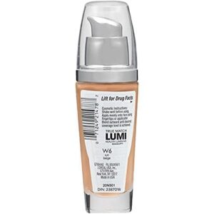 L'Oreal Paris True Match Lumi Healthy Luminous Makeup, W6 Sun Beige, 1 fl; oz. - Image 3