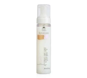 KeraCare Foam Wrap Set Lotion 8 oz – Provides Wonderful Hold – Flake Free – Superb Detangling Formula For Effortless Comb Outs