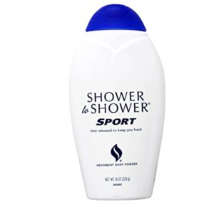 SHOWER TO SHOWER Body Powder Sport 8 oz - Image 1