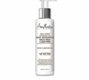 SheaMoisture Face Wash for Women & Men – Hydrating Facial Cleanser with 100% Virgin Coconut Oil, Acacia Senegal, Coconut Milk, Daily Face Cleanser for