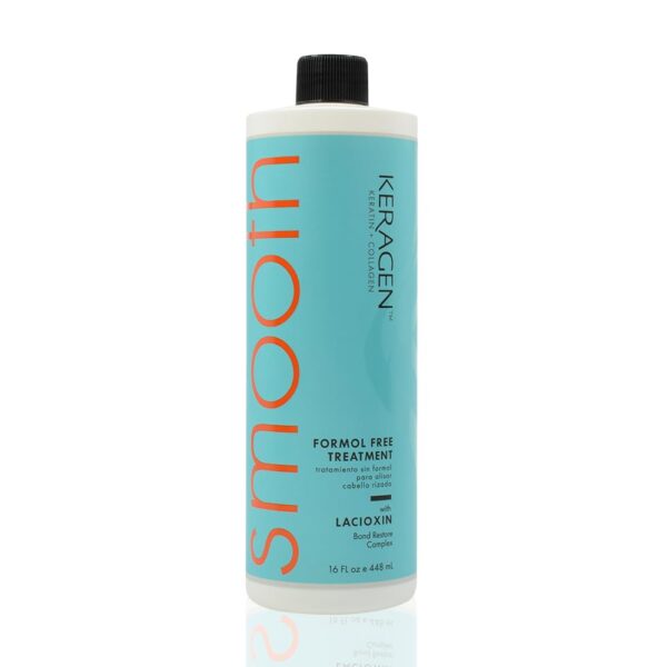 KERAGEN Brazilian Keratin Smoothing Treatment, Frizz Control for Dry Hair, Formaldehyde-Free, 16 Oz