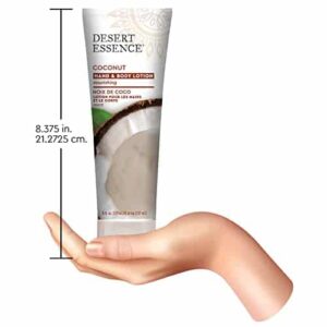 Desert Essence Organic Coconut Hand and Body Lotion 8 fl. oz. - Image 7