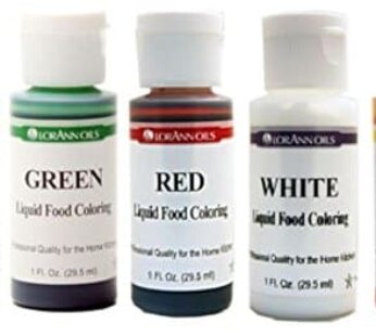 LorAnn Liquid Food Coloring – Primary Colors – Set of Five 1 ounce squeeze bottles